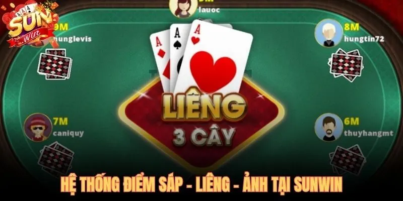 Từ Sáp đến Ảnh thứ bậc điểm liêng SUNWIN đầy đủ